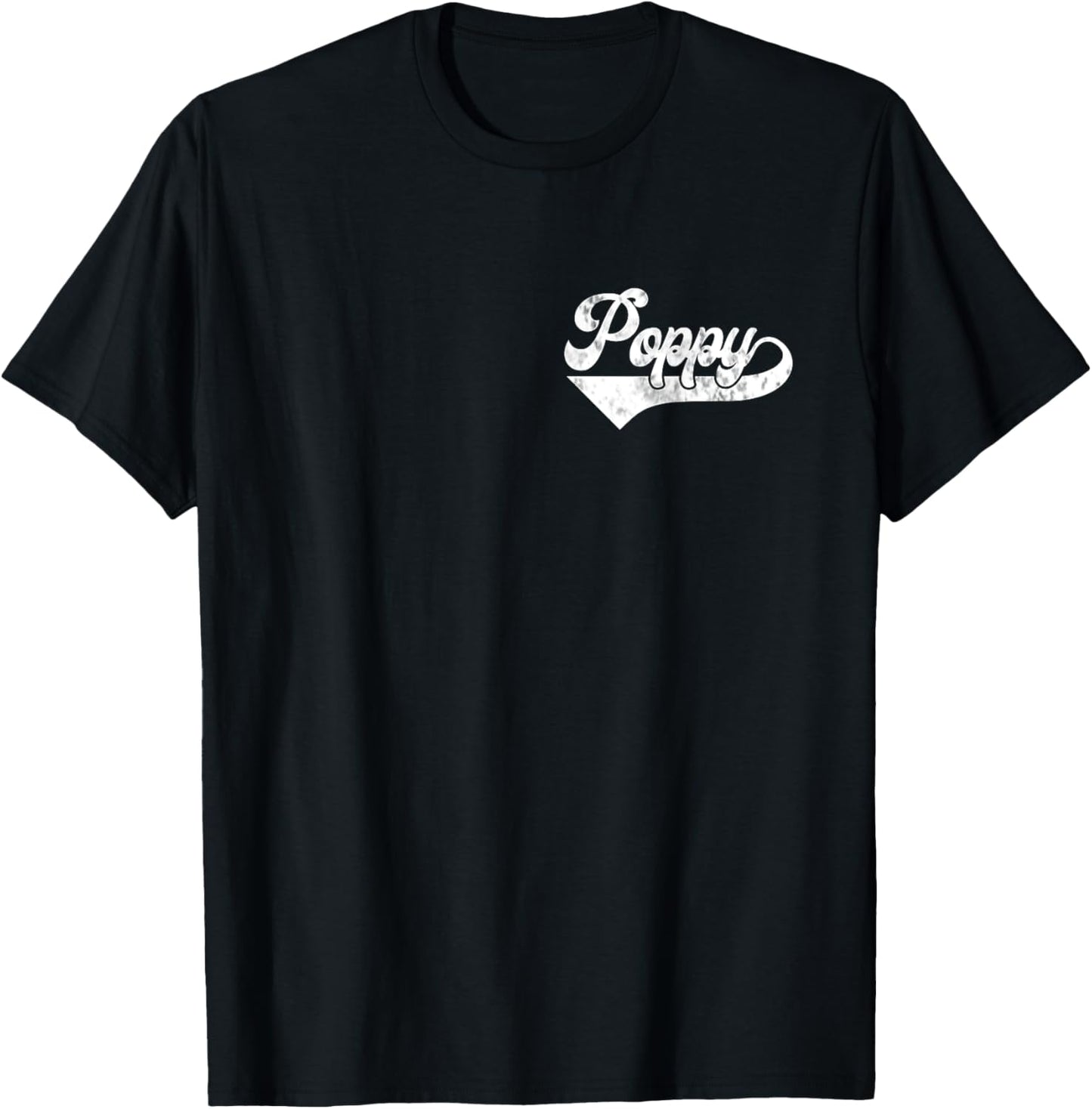 Mens Poppy Vintage Retro Father's Day for Papa Grandpa T-Shirt