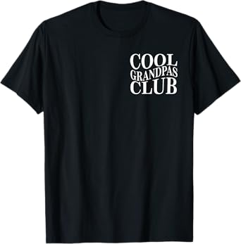 Cool Grandpas Club Shirt Father's Day Best Cool Grandpa T-Shirt