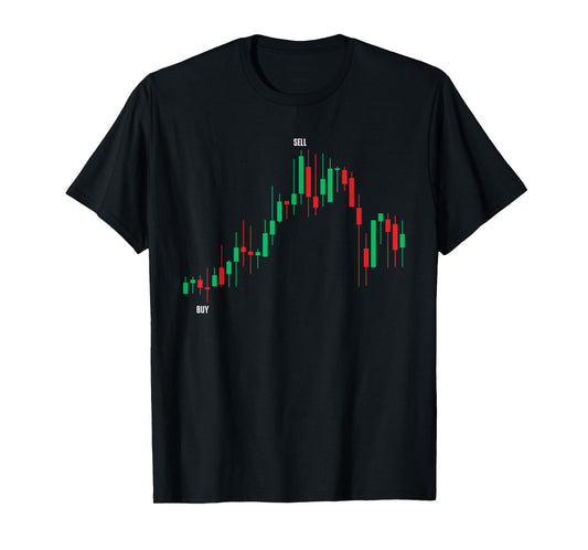 Cool Stock Trading Art For Men Women Day Trader Stock Market T-Shirt