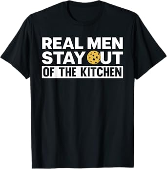 Cool Pickleball For Men Dad Pickle Ball Sports Team Kitchen T-Shirt