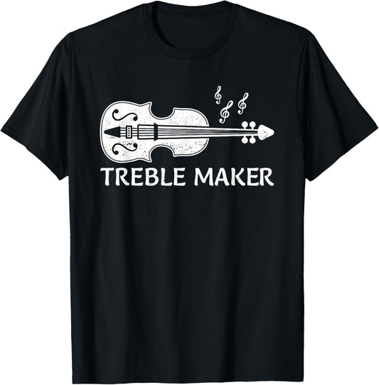 Cool Violin Player Art For Men Women Violinist Viola Lover T-Shirt