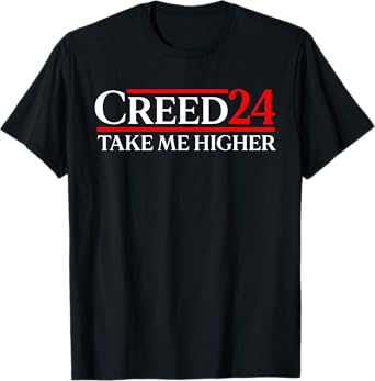 Creed '24 Take Me Higher Flag Usa America, Creed 2024 T-Shirt