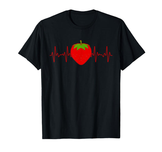 Cute Strawberrry Design For Men Women Strawberry Fruit Lover T-Shirt
