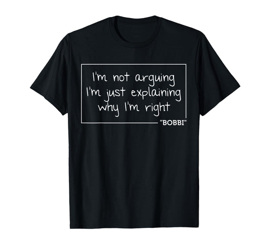 BOBBI Quote Personalized Name Funny Birthday Gift Idea T-Shirt
