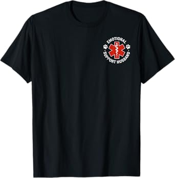 Emotional Support Husband Do Not Pet (2 side ) T-Shirt