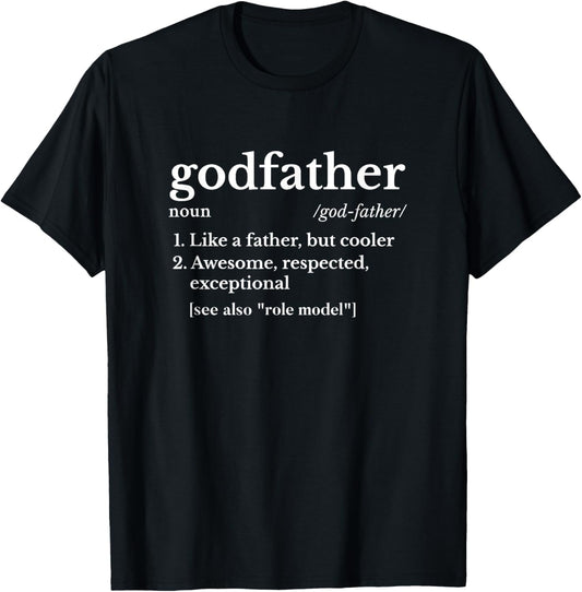 Fathers Day Gift For Godfather Gifts From Godchild T-Shirt