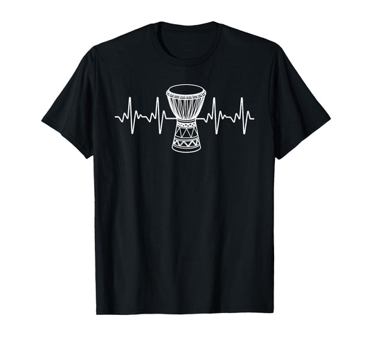 Cool Djembe Design for Men Women African Drum Djembe Drummer T-Shirt