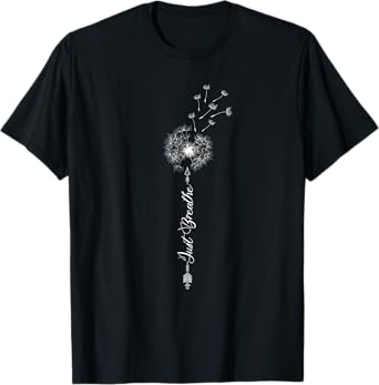 Just Dandelion Tattoodesign Arrows Breathe Blow Flowers T-Shirt