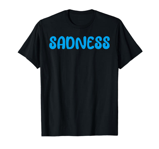 Sadness Lazy Halloween Costume Funny Last Minute Womens Kids T-Shirt