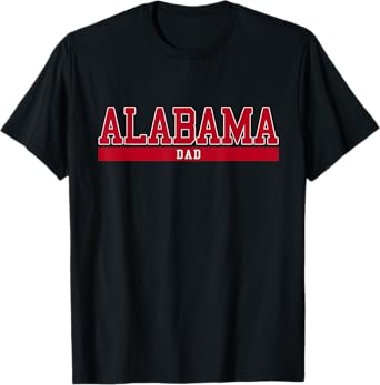 Mens Alabama State Dad Sports T-Shirt