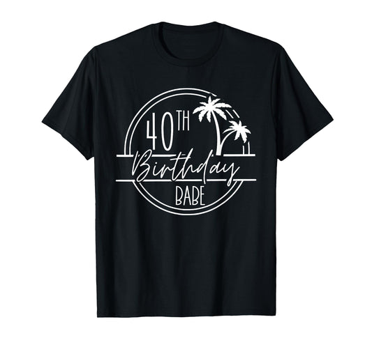 40th Birthday Crew and 40th Birthday Babe, Birthday Trip T-Shirt