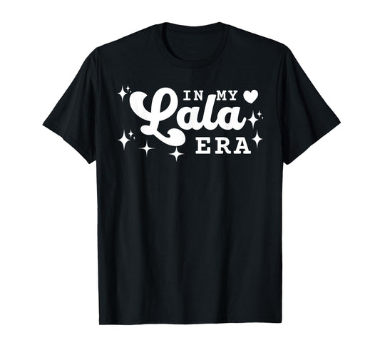 Funny In My Lala Era Lover Groovy Retro Mother's Day T-Shirt