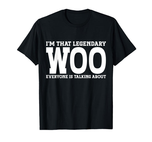 Woo Surname Funny Team Family Last Name Woo T-Shirt