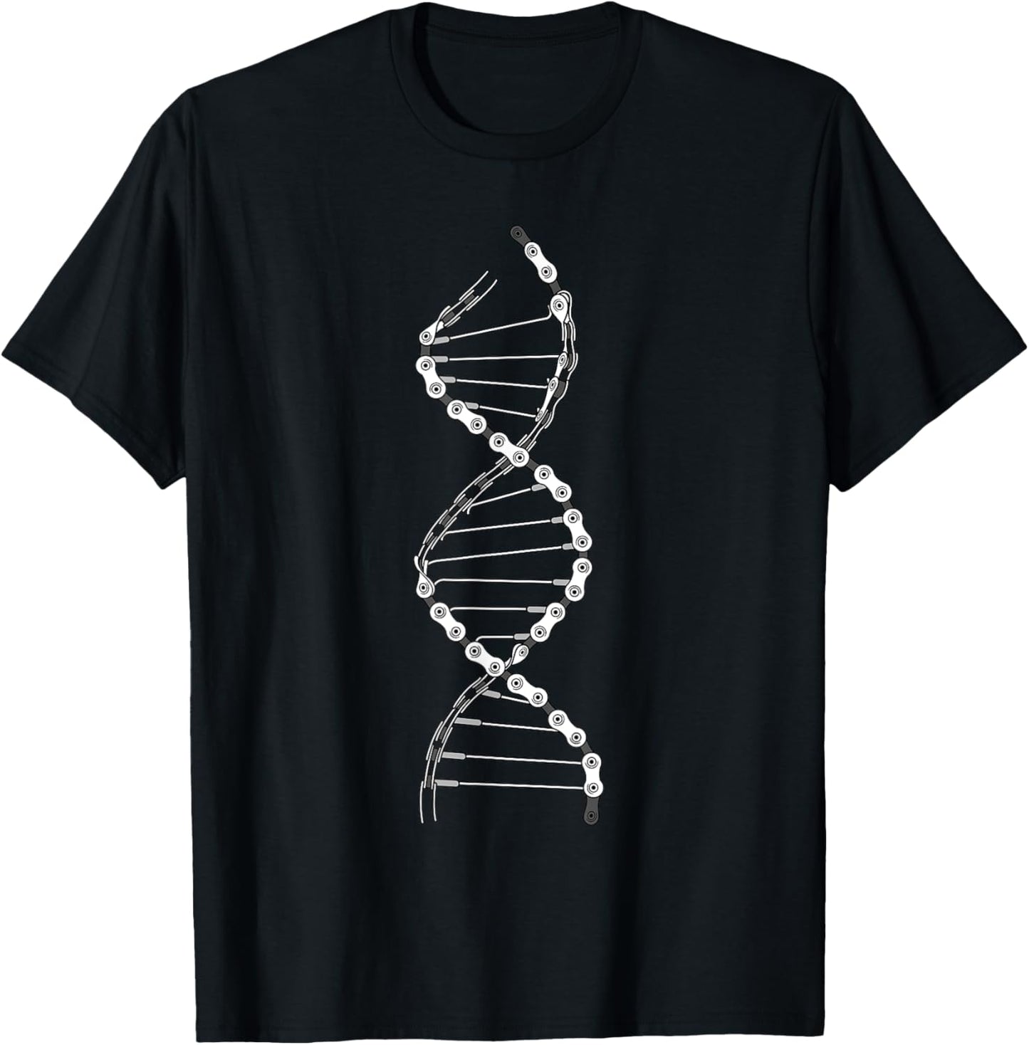 Funny DNA Cycling Bicycle Chain Mountain Bike Lovers Outfit T-Shirt