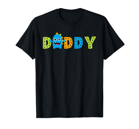 Daddy of the Birthday Monster 1st Birthday Family Dad T-Shirt