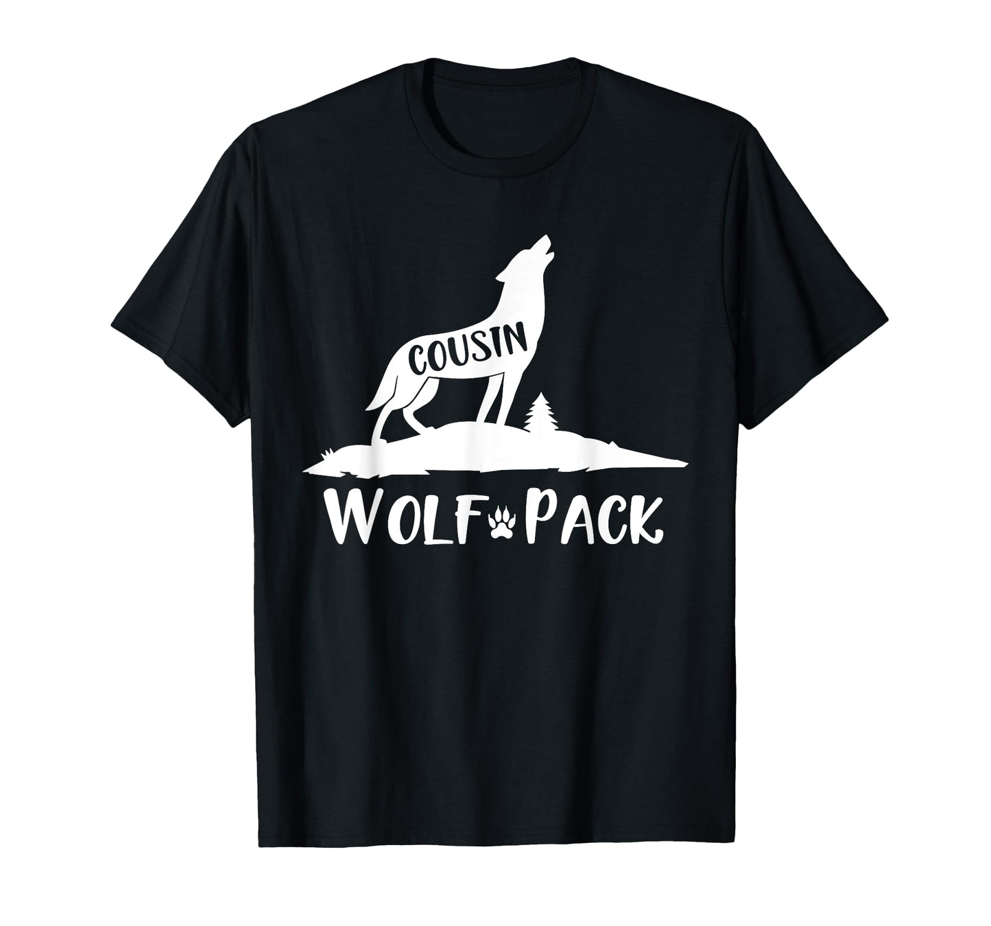 Wolf Pack Matching Family Cousin Wolf Wolves T-Shirt