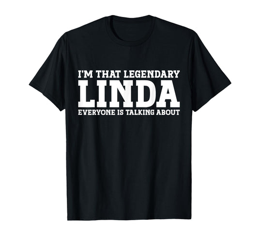 Linda Personal Name Women Girl Funny Linda T-Shirt