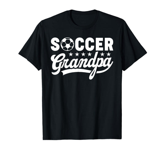Soccer Grandpa Funny Sports Papa Vintage Humor T-Shirt