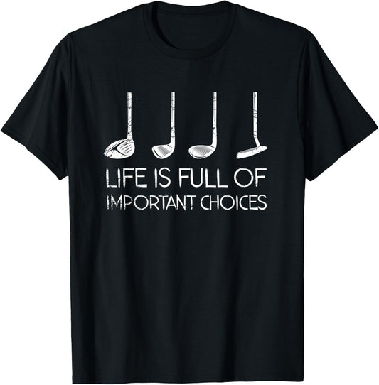 Golfing Men Sports Funny Golfer Fathers Day Gift Golf T-Shirt
