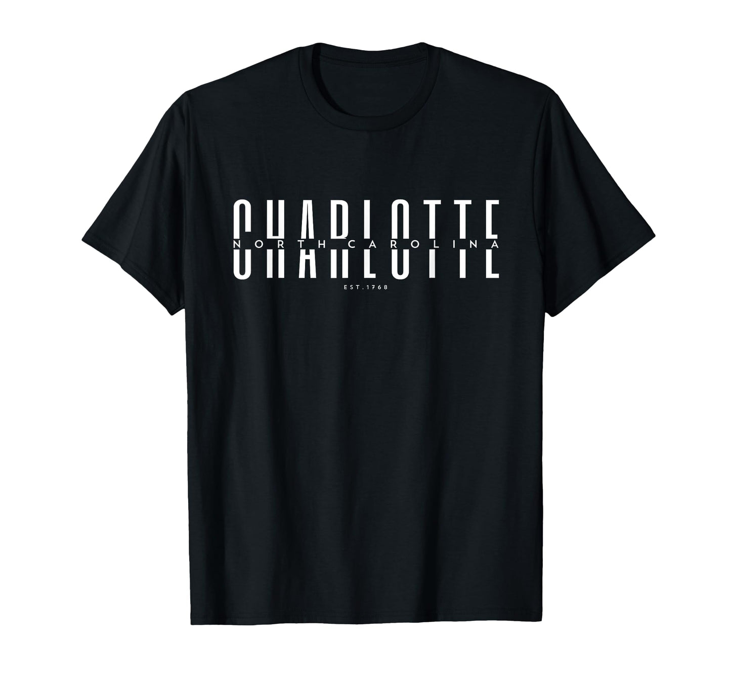 Charlotte North Carolina - Minimal and Modern design T-Shirt