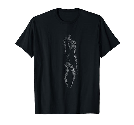 #snirt Sexy Woman Silhouette Outline of a Woman T-Shirt Motif T-Shirt