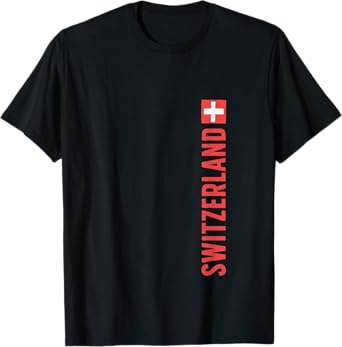 Swiss Shirt Gift Switzerland Flag Pride Roots Women Men T-Shirt