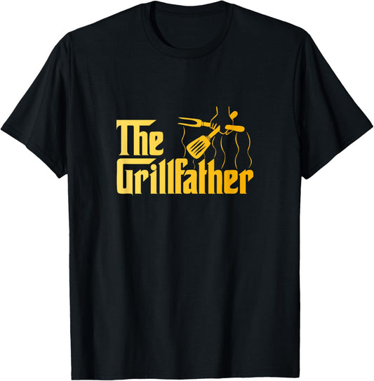 The Grillfather BBQ Grill & Smoker | Barbecue Chef T-Shirt