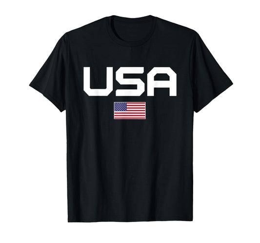 American Flag Cool Patriotic Men Women 4th of July USA Flag T-Shirt