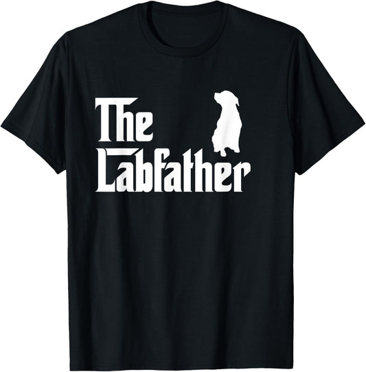 The Lab Father T-Shirt Funny Labrador Dad Gift Shirt T-Shirt