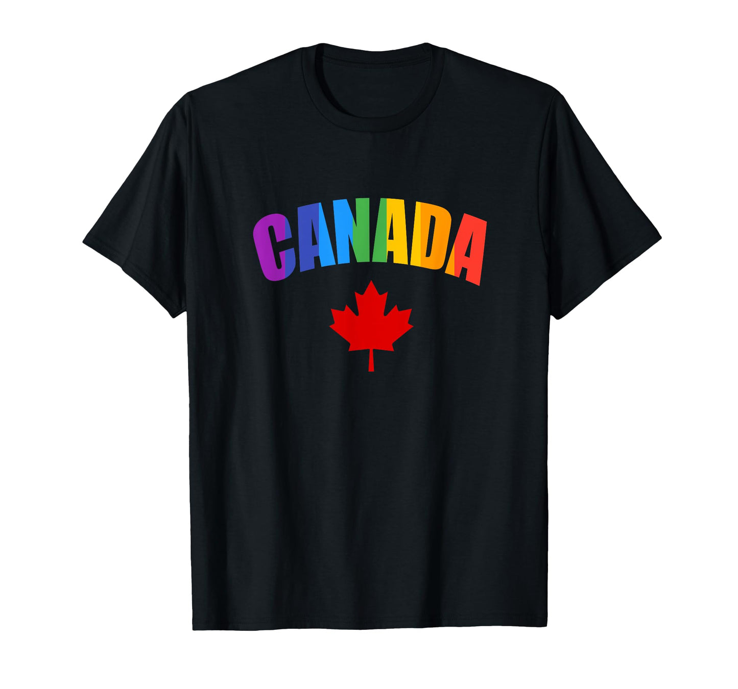 Canada Day LGBTQ Canadian Flag Gay Pride Month Lesbian T-Shirt