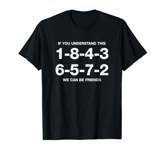1 8 4 3 6 5 7 2 Firing Order Funny Offensive Car Engine T-Shirt