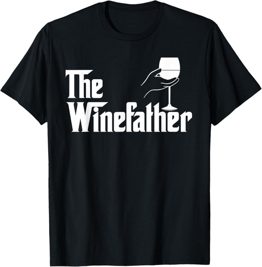 Winefather Wine Dad Dad Red Wine White Wine Funny Gift T-Shirt