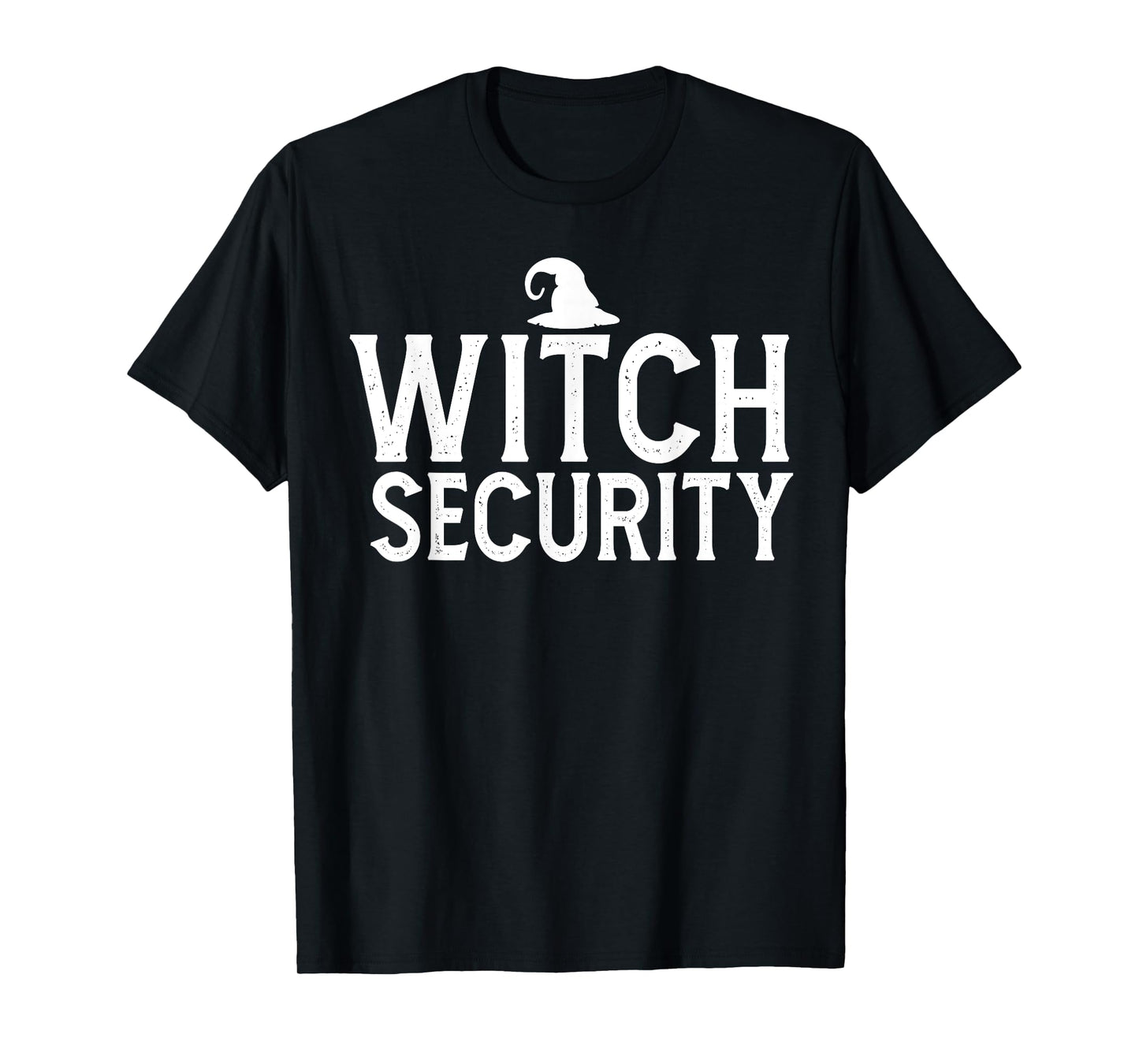 Funny Halloween Costume Witch Security Boyfriend Fun T-Shirt