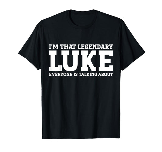 Luke Surname Funny Team Family Last Name Luke T-Shirt