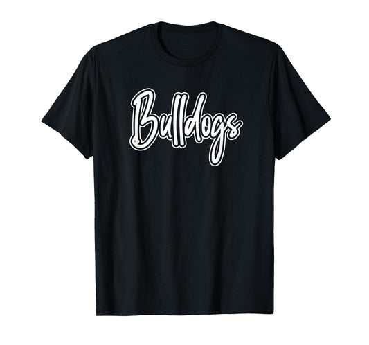 Vintage Bulldogs Team Pride School Spirit Back to School T-Shirt