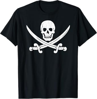 Skull Crossbones Pirate shirts T-Shirt