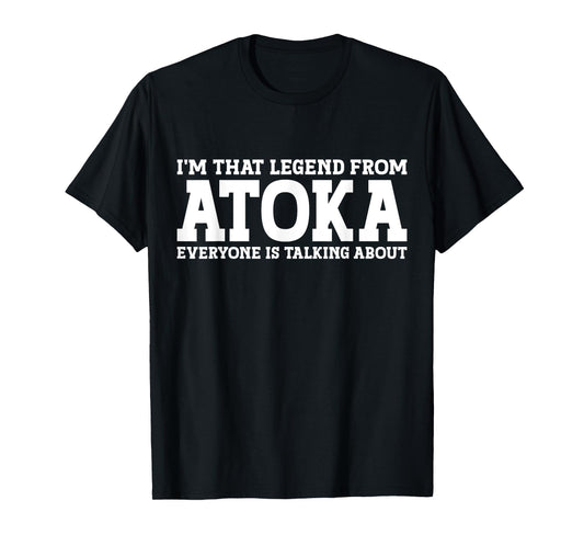 Atoka Hometown TN Tennessee Home Roots Funny City Atoka T-Shirt