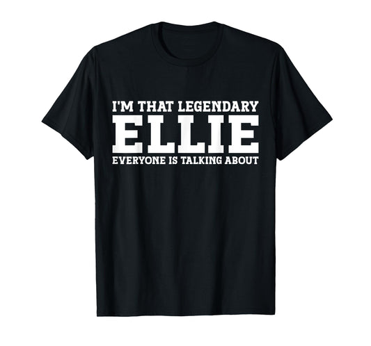 Ellie Personal Name Women Girl Funny Ellie T-Shirt