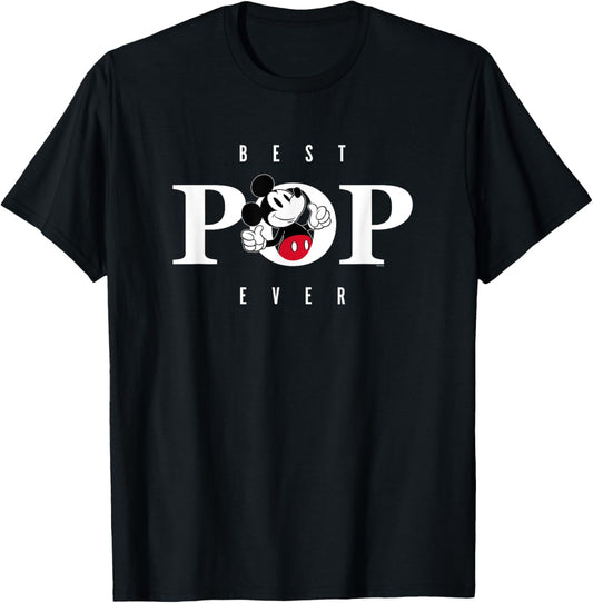 Disney Mickey Mouse Thumbs Up Best Pop Ever Father’s Day T-Shirt