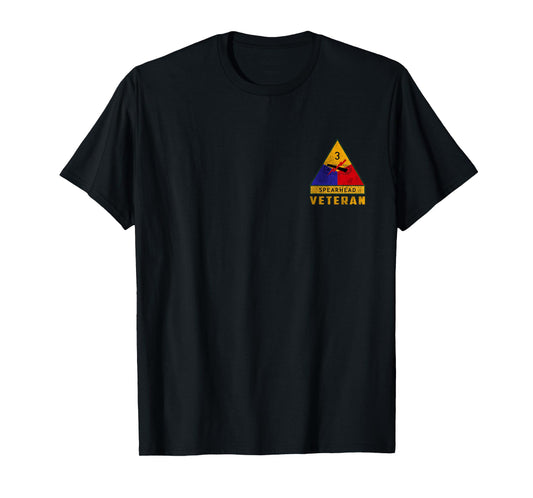 3rd Armored Division Old Ironsides Veteran Retired Military T-Shirt