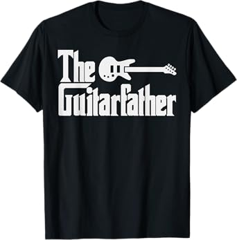 Fathers Day The Guitar-father Musician Guitarist Dad Gift T-Shirt
