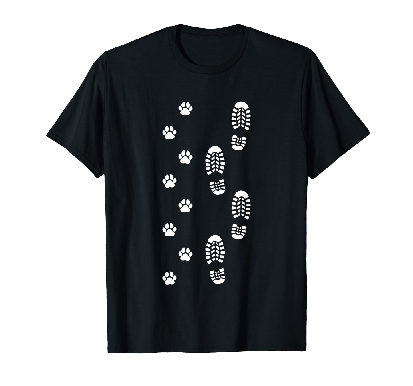 Dog Walk Foot Print Dog Walker Dog Walking T-Shirt