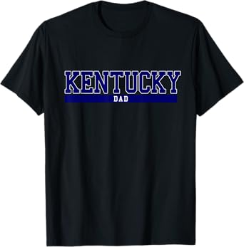Mens Kentucky State Dad Sports T-Shirt