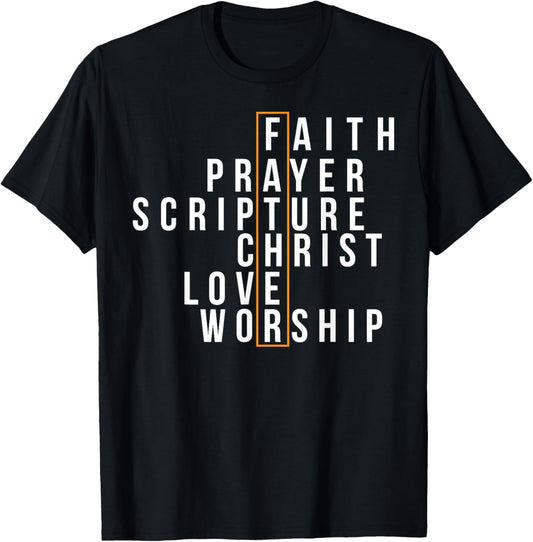 Religious Dad Christian Believer Fatherhood Fathers Day T-Shirt