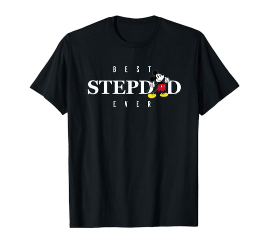 Disney Mickey Mouse Thumbs Up Best Stepdad Ever Father’s Day T-Shirt