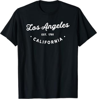 Classic Retro Vintage Los Angeles California LA 1781 USA T-Shirt