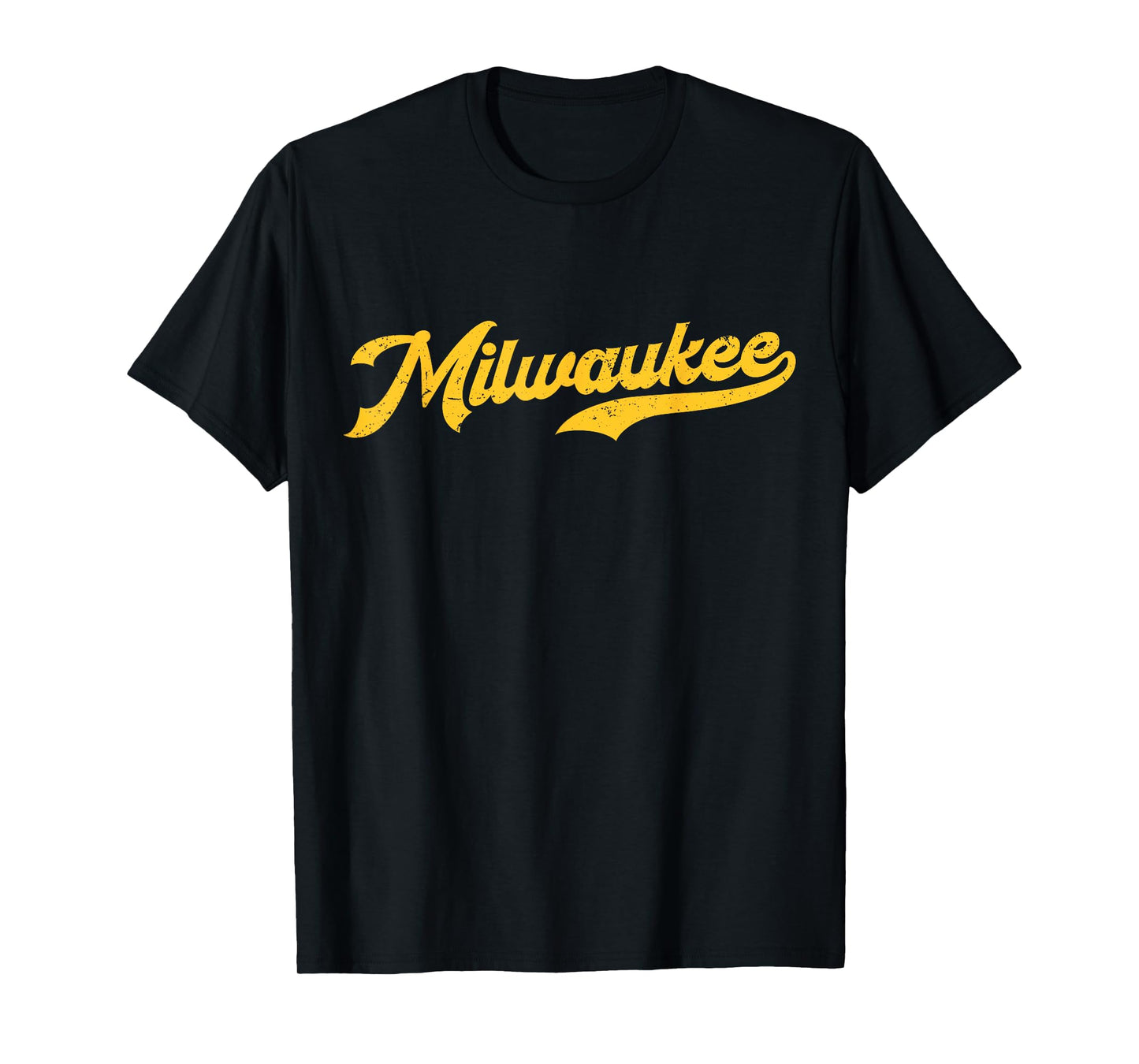 Vintage Milwauke Last Name Distressed for Men Women Kids T-Shirt