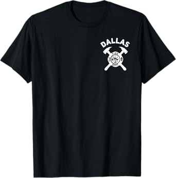 City Of Dallas Fire Department Texas Firefighter T-Shirt