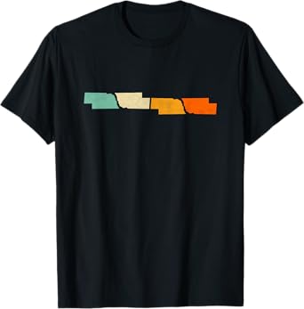 Vintage Retro 70s Nebraska Shirt For Nebraska Home T-Shirt