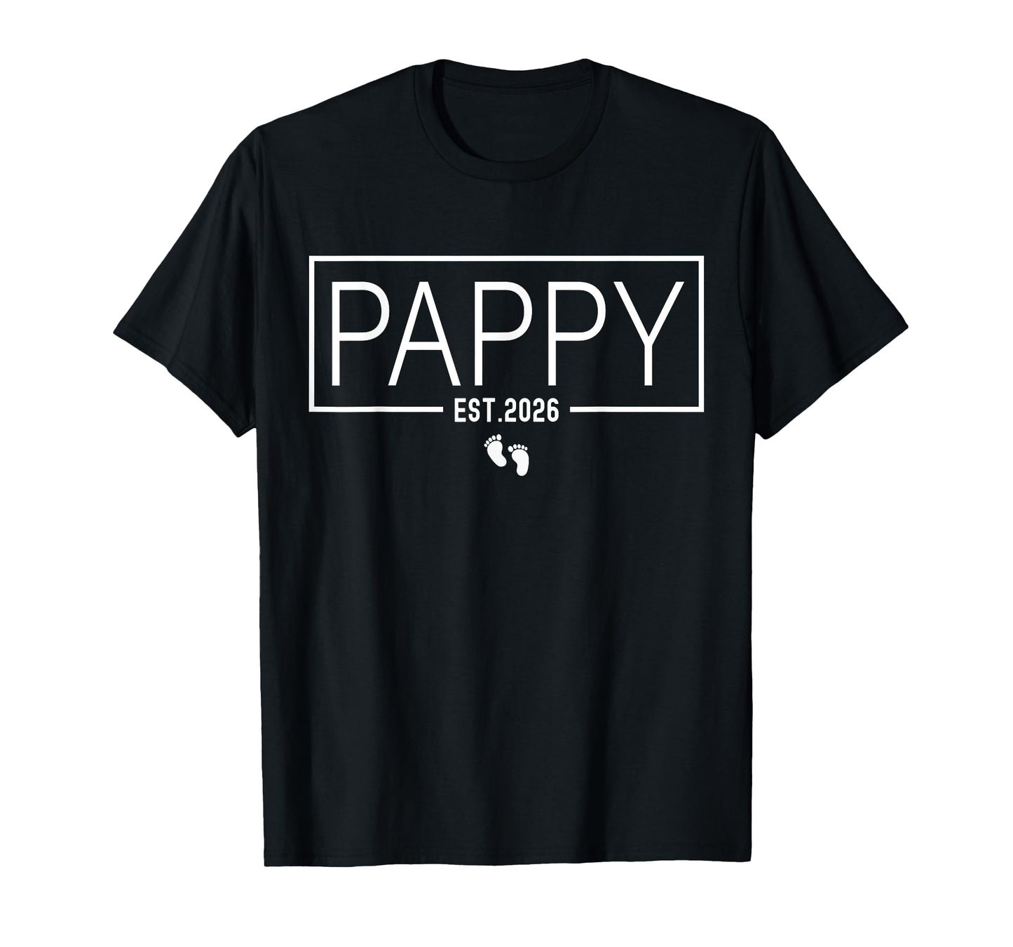 Promoted To Pappy Est 2026 New grandpa 2026 Soon To Be Papa T-Shirt